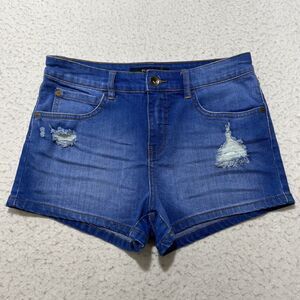 Billabong Women’s 27 Mid Rise Denim 2” Inseam Jean Shorts Bright Blue